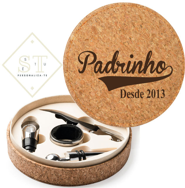 Conjunto vinho Padrinho desde... - Sê-Tu